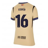 Barcelona Fermin Lopez #16 Vonkajší Ženy futbalový dres 2025-26 Krátky Rukáv
